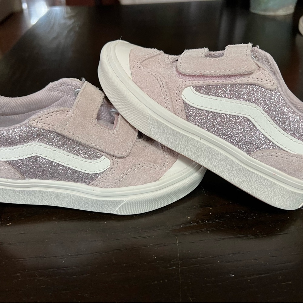 Light violet kids Vans